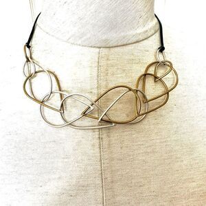 Lena Bernard two tone necklace